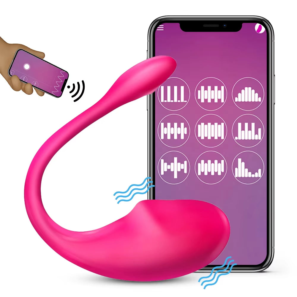 SEXTOY oeuf vibrant stimulation clitoris et point G utilisable via smartphone